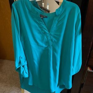 Teal tunic, never worn.